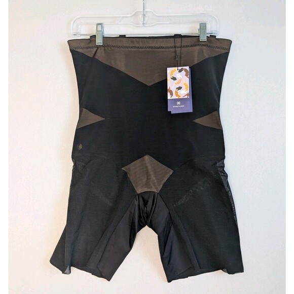 HoneyLove Super Power Short Shapewear Sculptwear Size XL Black All Compression - Picture 1 of 12